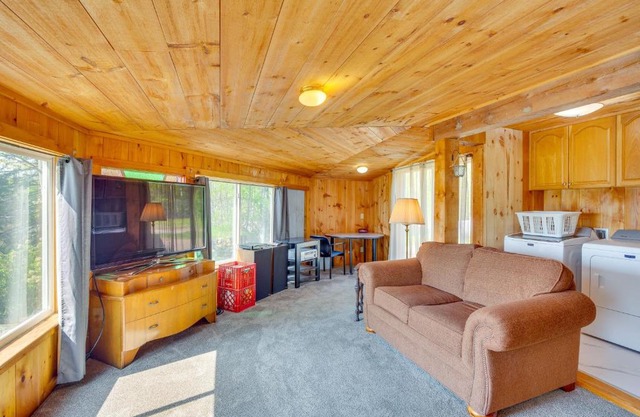 Lakeview Maine Retreat with Fire Pit, Grill and Canoe
