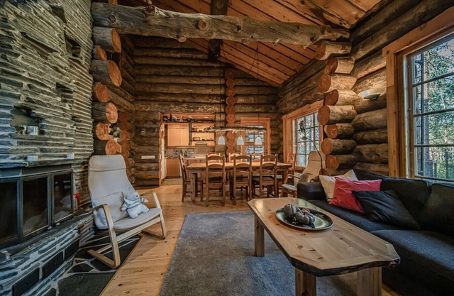 Lapland Log Villa in Levi Center