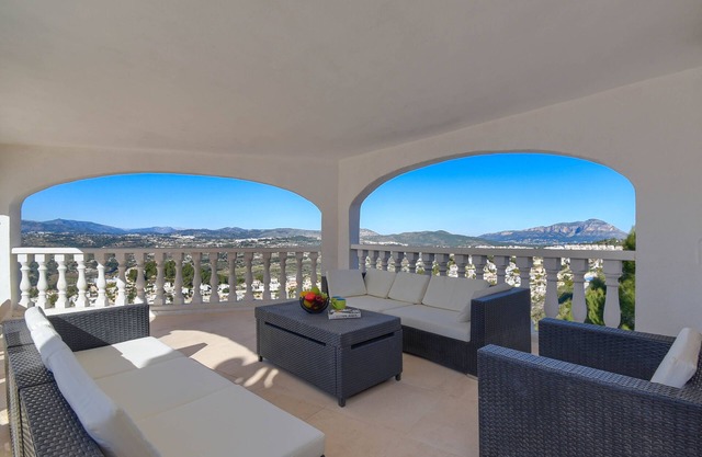 Large and nice villa with private pool in Benitachell, on the Costa Blanca, Spain for 8 persons