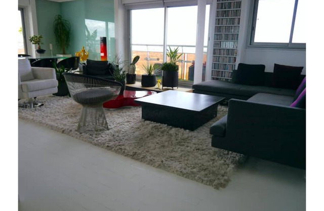 Large apartment with panoramic view and balcony.