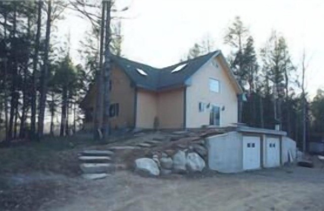 large chalet style house on sebec lake