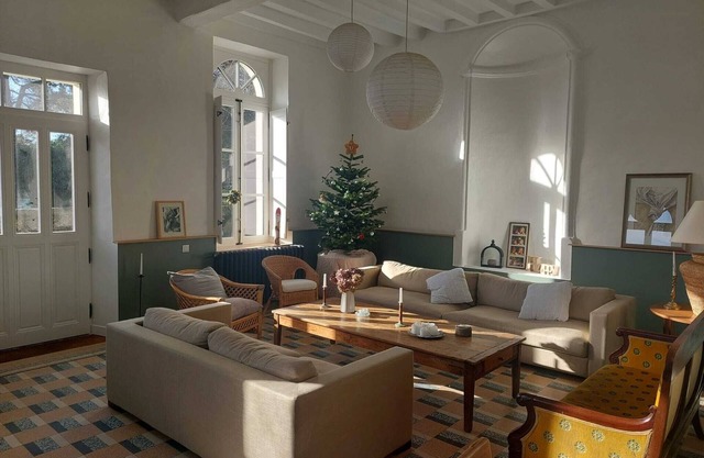 Large, charming riverside gîte.