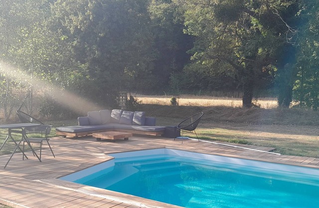 Large contemporary house with heated outdoor pool