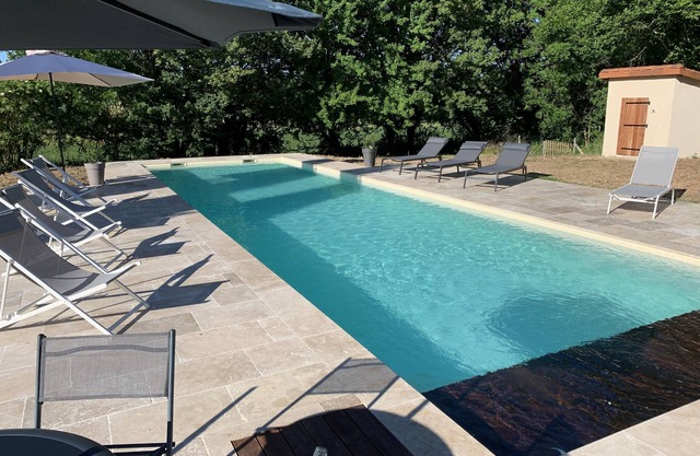 Large family home with heated saltwater pool and large garden