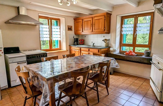Large family house in the Vosges with Alsatian stove and near l'Ognon waterfall