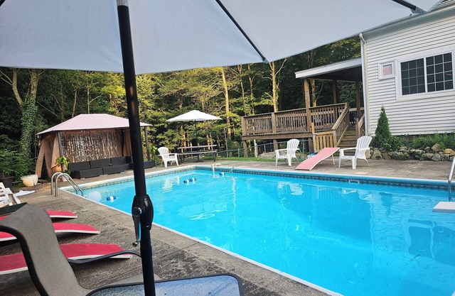 Large home in charming Avon with WiFi, AC, Deck, & Pool Perfect for families