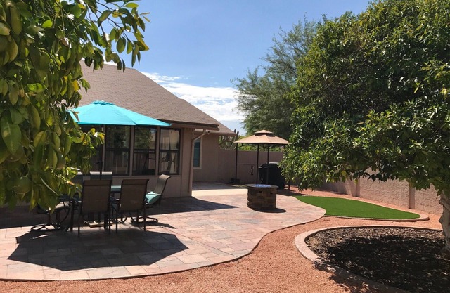 LARGE PRIVATE YARD GREAT FOR ENTERTAINING - AMENITIES +