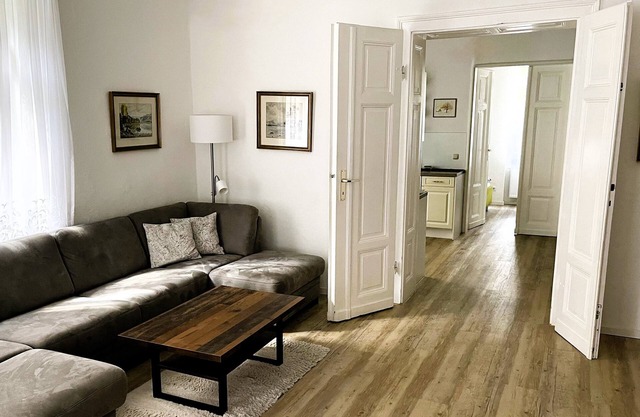 Large stylishly furnished holiday flat in a quiet and central location