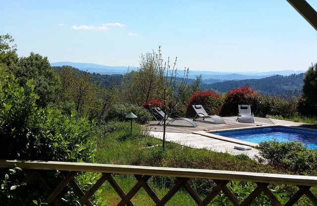 Le Clos des Mimosas - LA GLYCINE - Large 12X6 saltwater swimming pool - Shared