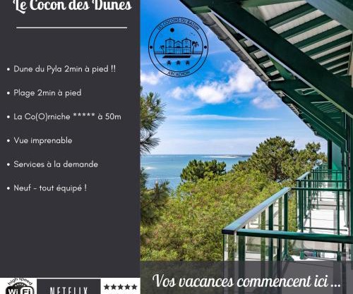 Le Cocon Des Dunes - Vue mer, Plage&Corniche à pied