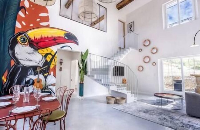 Le Duché - Maison de Charme à Aubussargues Avec Piscine Couverte et Chauffée