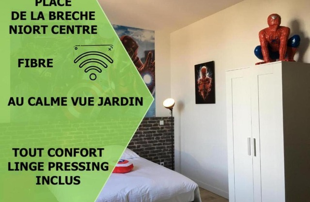 Le Marvel centre la Brèche wifi vue jardin