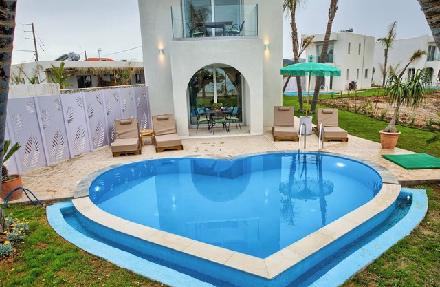 Le Palme Beach Rhodes- Pool Heart Villa