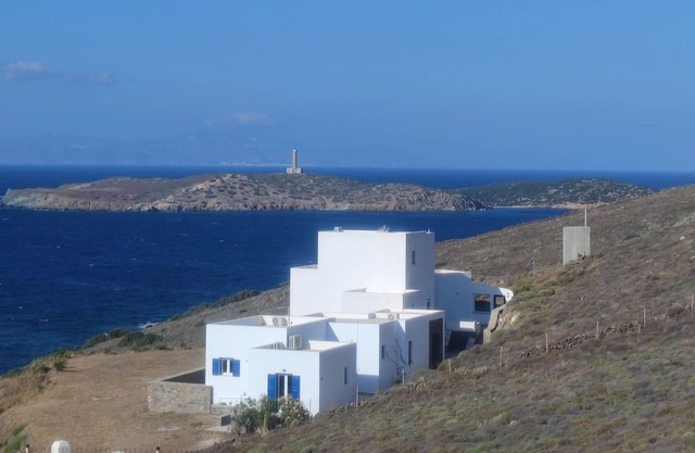 Lighthouse View Syros-103sq.m villa near azolimnos.