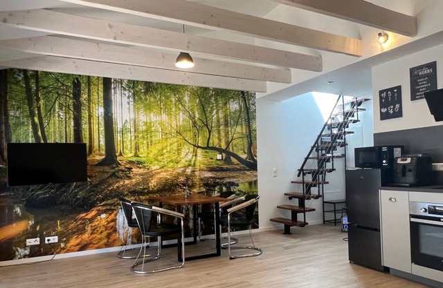 Loft apartment on 2 floors, Neckar trip hiking, wine enjoyment, Neckar