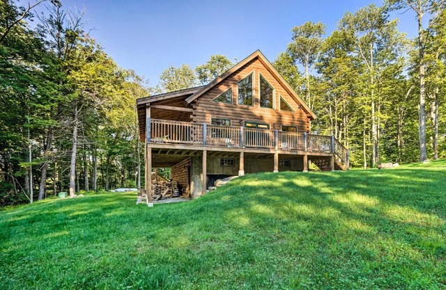 Londonderry Chalet with Deck, Fire Pit and Views!