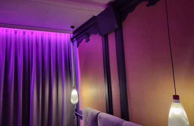 Love room with secret room and wellness area