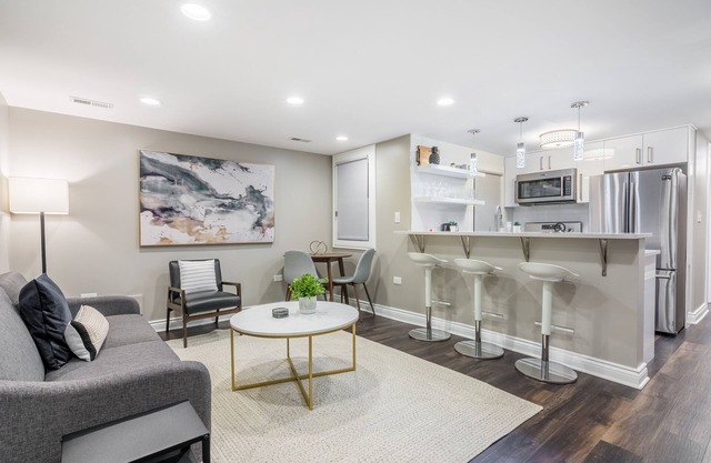 Lovely Garden Set up is Perfect for Your Morning Coffee or a Drink After Some Great Blues Music at Kingston Mines by AllSet Turnover