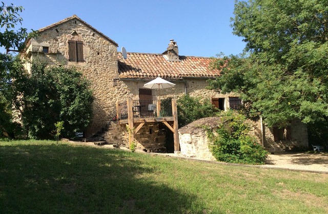 Lovely, rustic farmhouse with stunning views, salt water pool and tennis court.