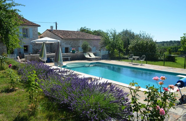Lovely spacious holiday country house in the Charente with private, heated pool