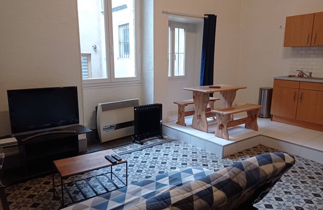 Lovely studio with mezzanine in the heart of Saint Marcellin