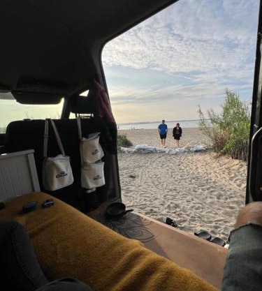 LUKSUSOWY kamper na plaży w Osłoninie lub Rewie