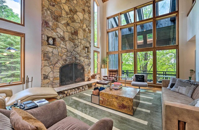 Luxe Plymouth Chalet w/Indoor Pool & 3 Decks!