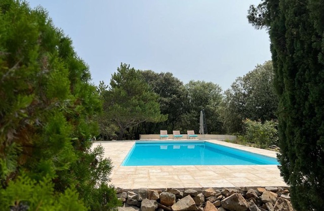 Luxurious family house with pool in Ardèche.