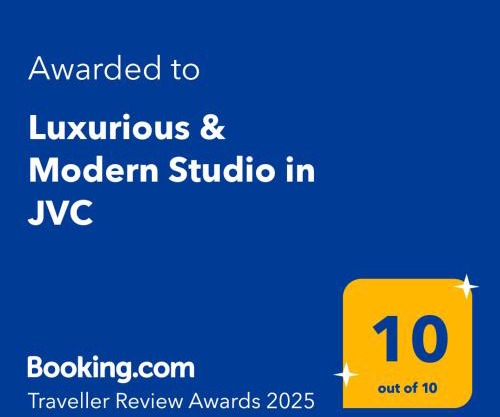 Luxurious & Modern Studio in JVC