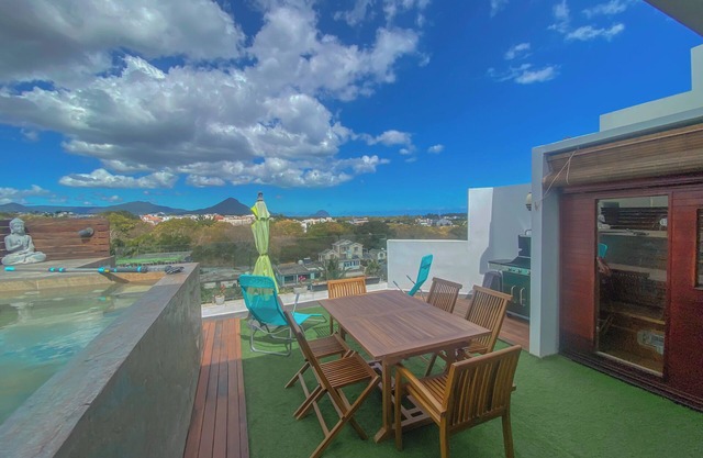 Luxurious penthouse with panoramic view