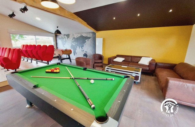Luxury 12-Person Villa with Spa, Cinema, Outdoor Games, and Scenic Views in Saulges