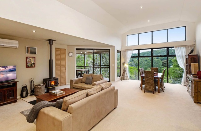Luxury family holiday retreat in the mountains amongst nature and forest