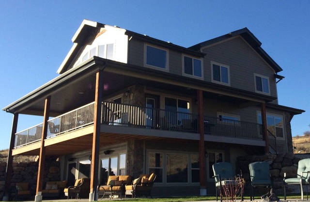Luxury Family Reunion Vacation Home with Magnificent Lake Views & Private Beach