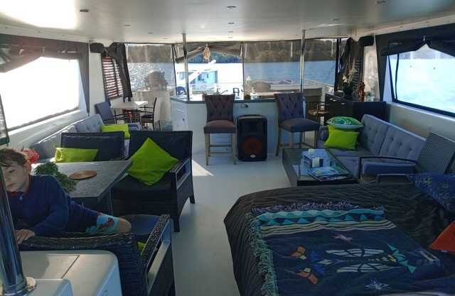 luxury floating penthouse Russell island