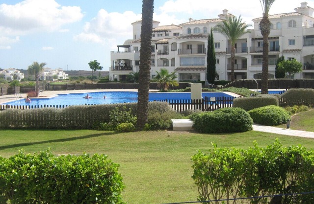 Luxury Ground Floor Apartment beside a large Pool complex and private garden.
