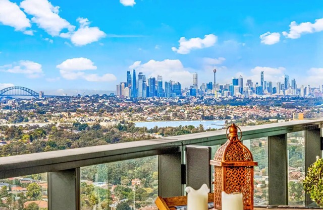 Luxury Penthouse with Panoramic Skyline Views in Sydney Olympic Park