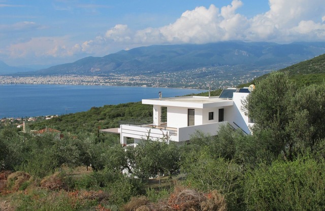 Luxury villa with private heated pool and stunning sea views.