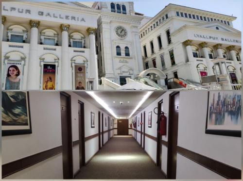Lyallpur Galleria Mall Apartment, 2 BHK, 2 Bedroom with Living Room, Basement Parking, 24x7 Security