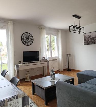 Maison 6 pers, avec jardin, clim et pétanque