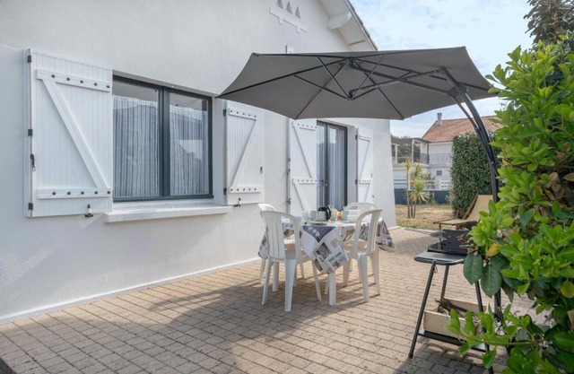 Maison avec jardin à 140m de la Plage