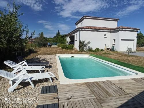 Maison sud Ardèche lavilledieu