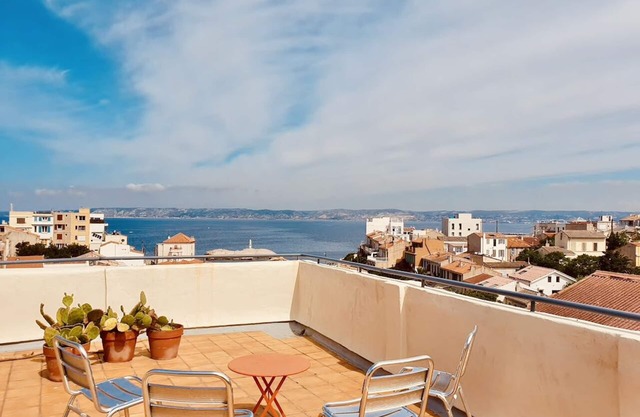 Maison Vue Mer Panoramique La Mascotte Malmousque Marseille