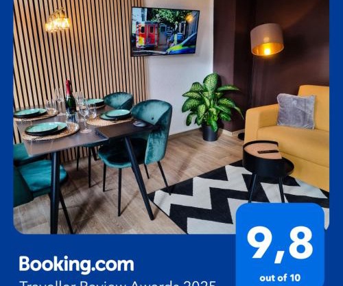 maremar - Design Maisonette Altstadt - 4 Pers - 57qm - Luxus Boxspringbett - Küche - Arbeitsplatz - privater Parkplatz