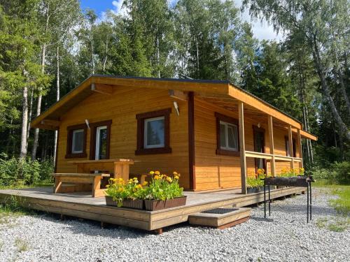 Marika Puhkeküla - Metsanurga Puhkemaja "Barrel Sauna included"