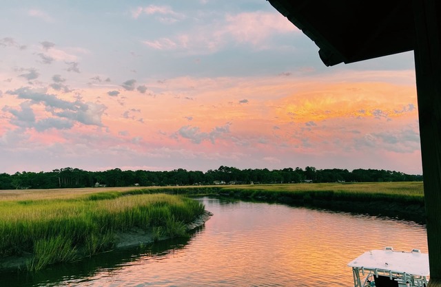 Marsh Front Home with Deep Water Dock on White Chimney River-Shellman Bluff.