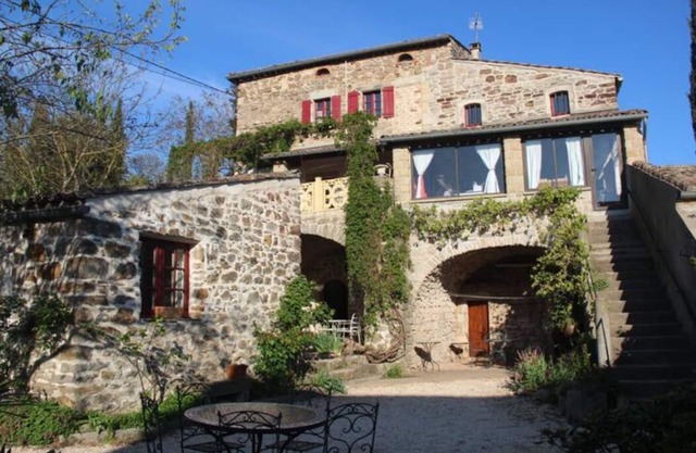 Mas l'Esquirou - Authentic Ardèche mas with swimming pool, wooded garden