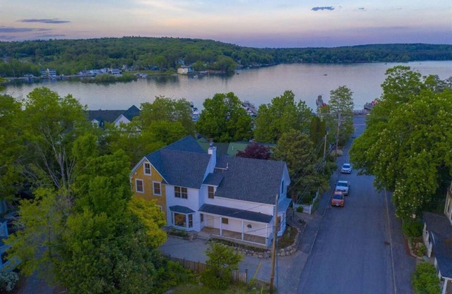 Meredith Bay Views in the heart of Downtown! Home in Meredith, NH.