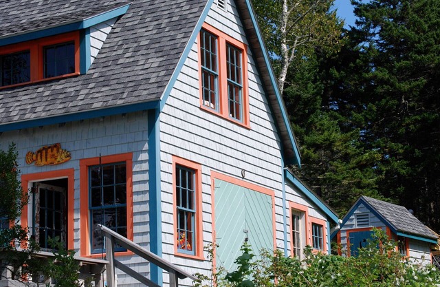 Mid-Coast Maine Island Boathouse: a Kayaker's Dream.