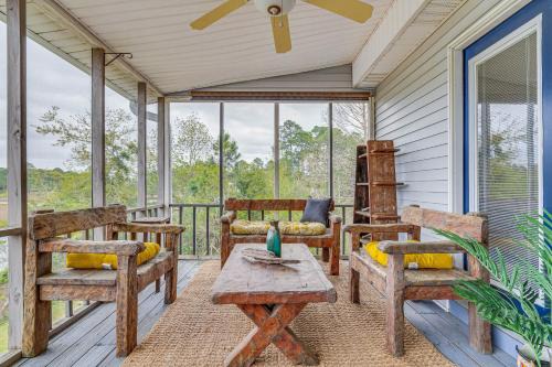 Milton Waterfront Home with Dock and Outdoor Kitchen!