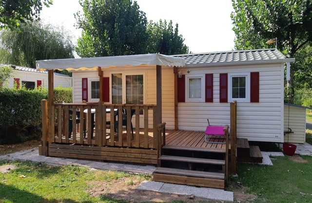 Mobil-home en Bordure de Nive Pour 4 Pers